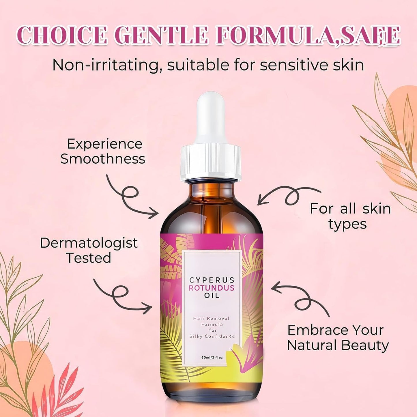 Hair Removal Cyperus Rotundus Essential Oil
