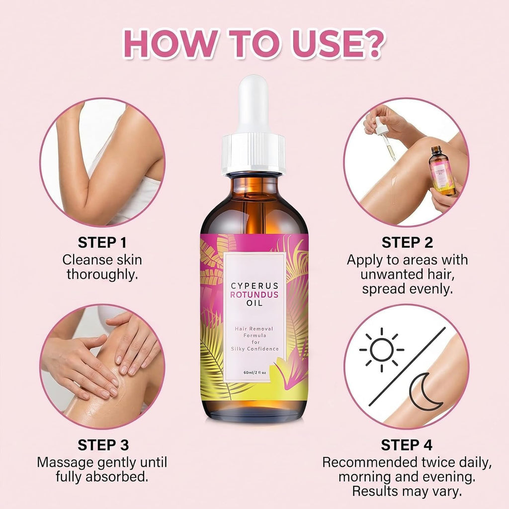 Hair Removal Cyperus Rotundus Essential Oil