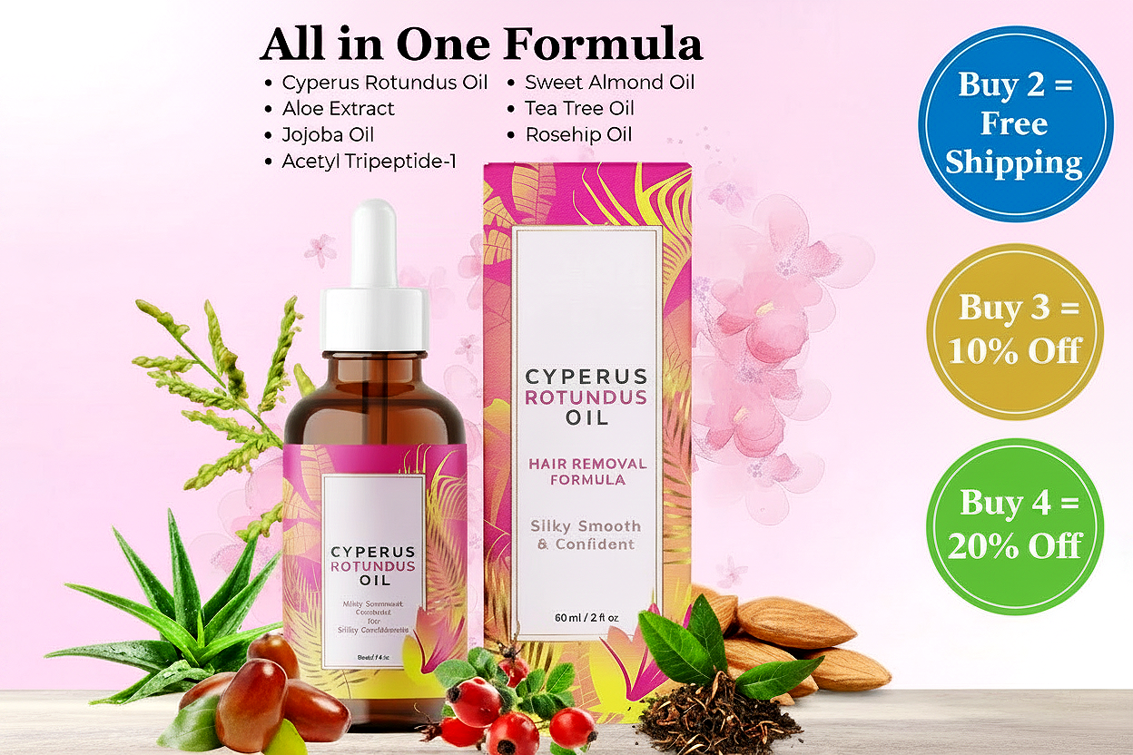 Hair Removal Cyperus Rotundus Essential Oil